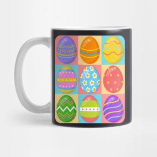 Cute Colorful Easter Egg Pop Art Mug